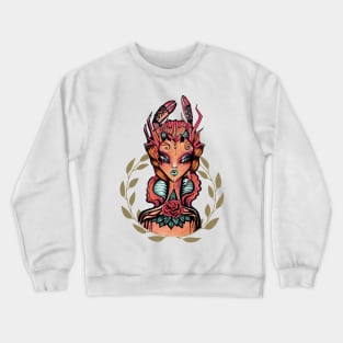 Alternative Cancer Mermaid person Crewneck Sweatshirt